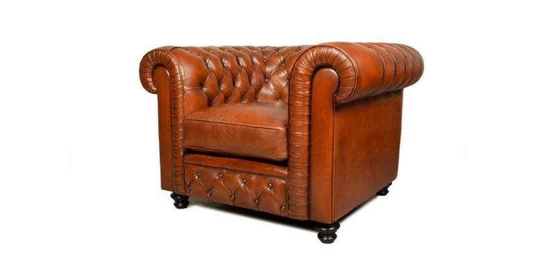 Fauteuil Club Churchill havane