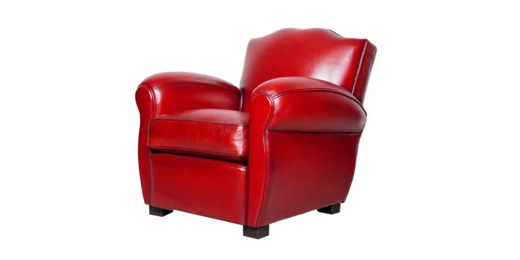 Fauteuil Club Petit Moustache Rouge