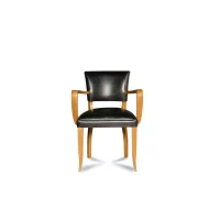 chaise-club-cuir-noir-bridge