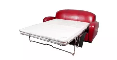 A red club armchair convertible 