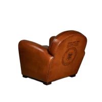 Fauteuil Club Héritage Stade Toulousain, vue de 3/4 dos