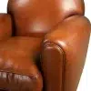 Fauteuil club cuir Epicure zoom accotoir
