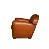 Fauteuil club cuir Epicure vue de côté