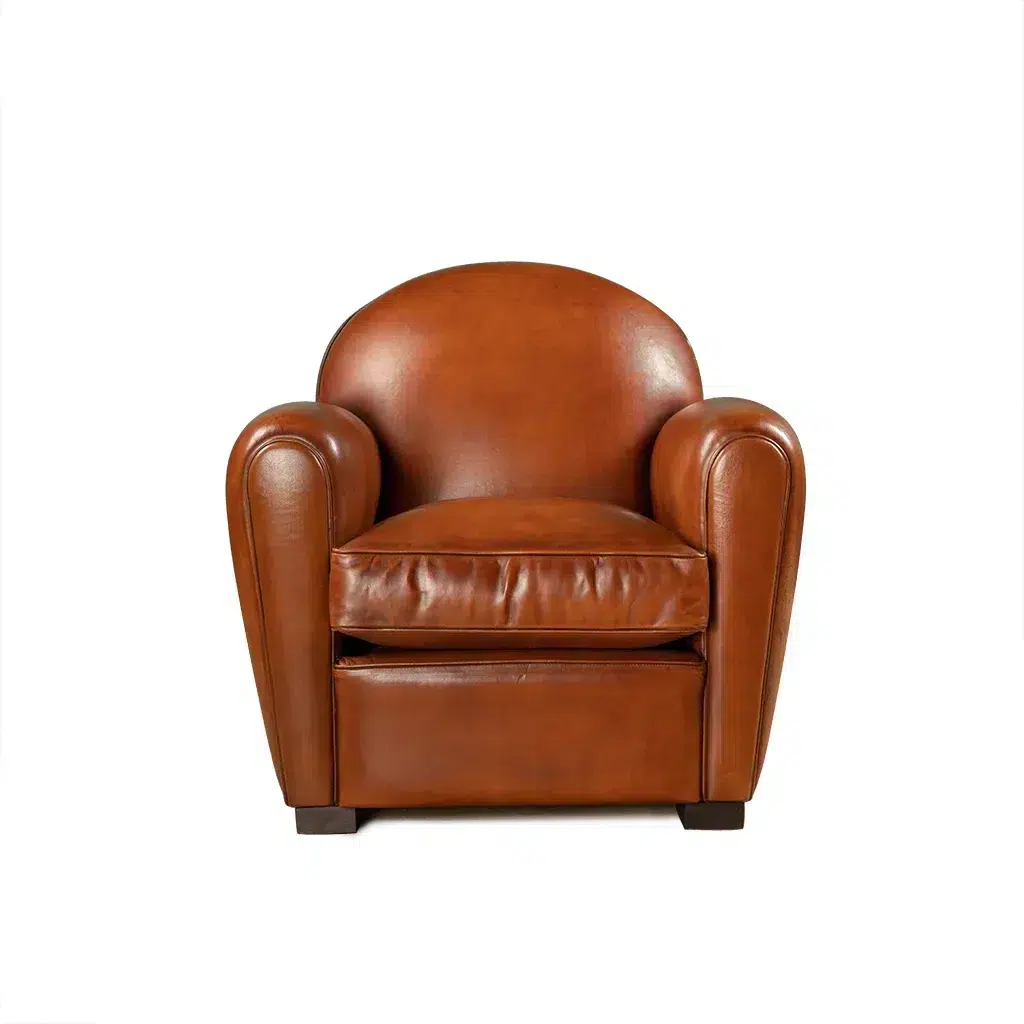 Fauteuil club designer luxe Serge