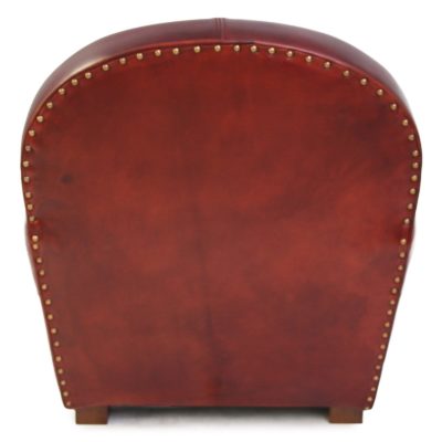 Trader, fauteuil, cuir havane, dos